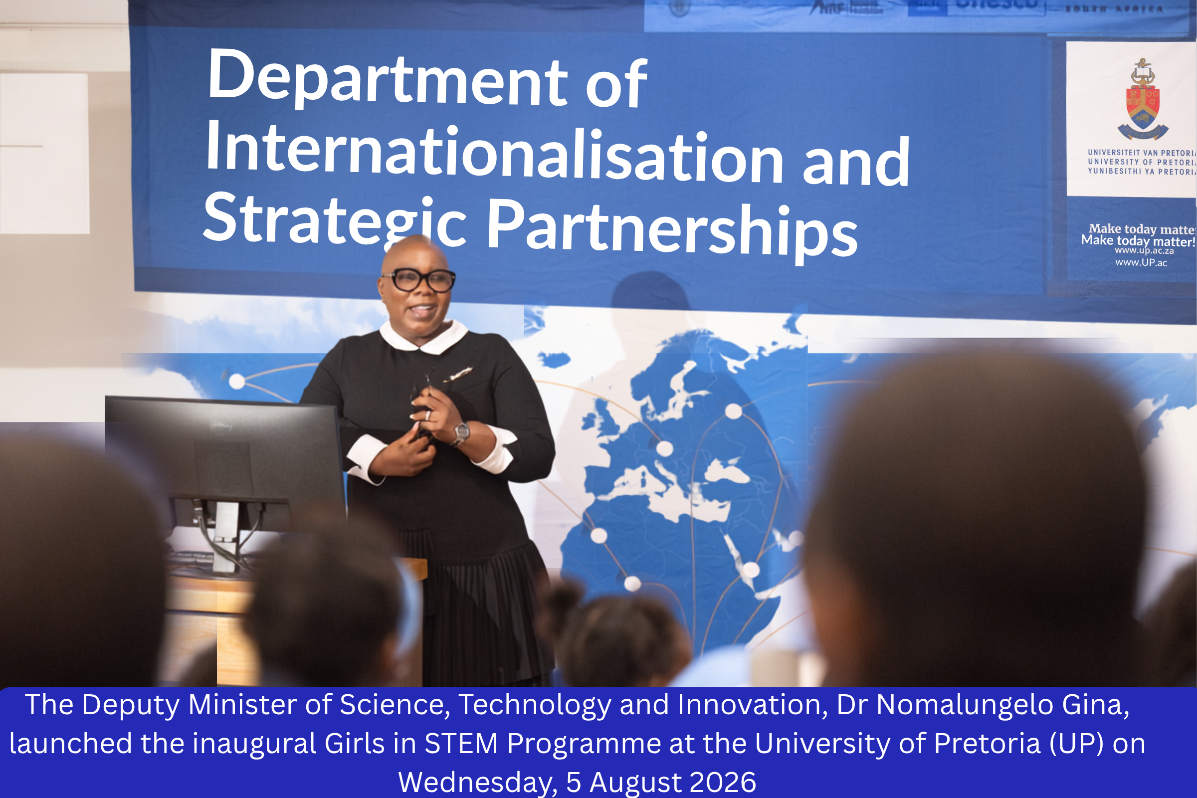 Dr Gina launches inaugural Girls in STEM Programme at University of Pretoria